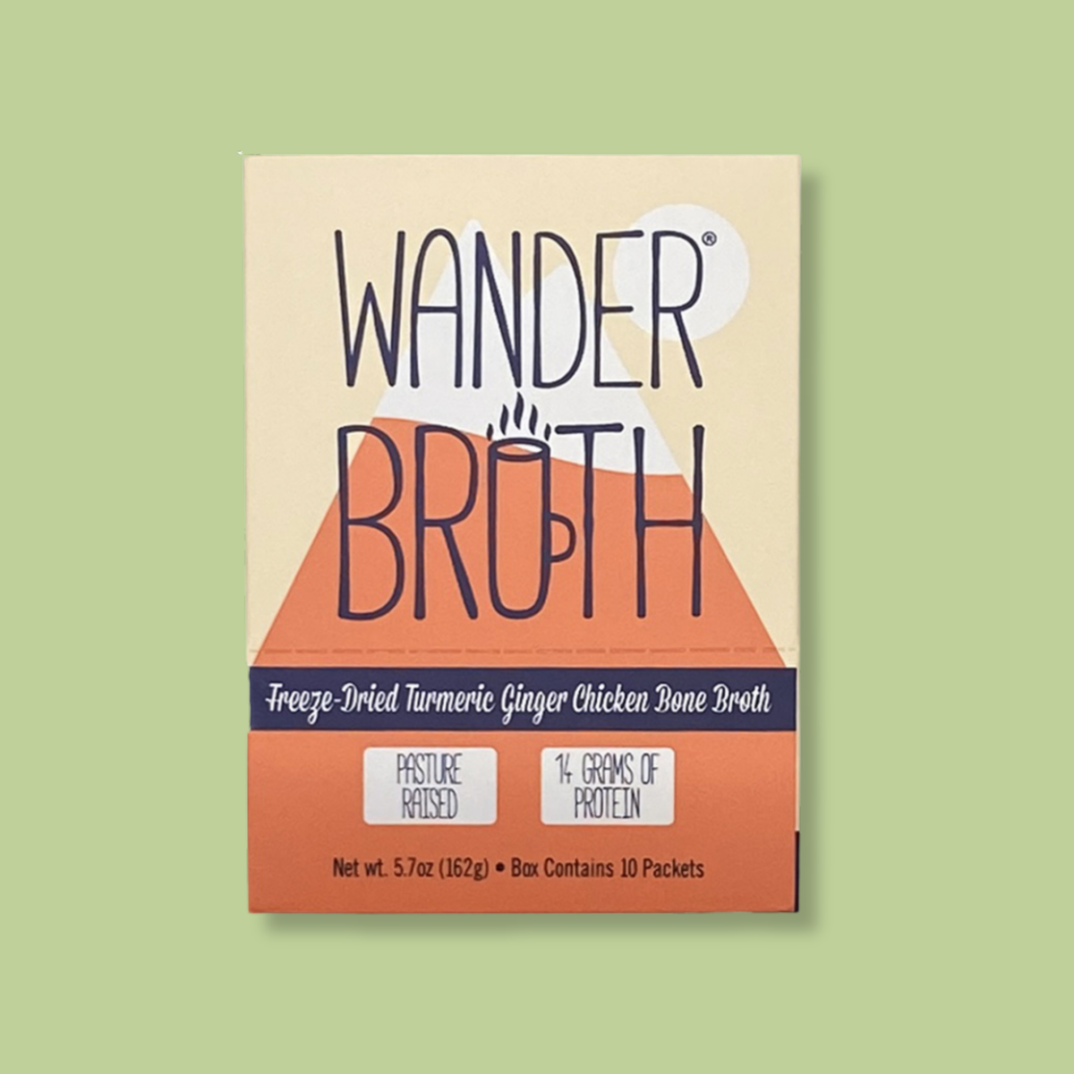 Organic Pasture-Raised Turmeric Ginger Chicken Bone Broth