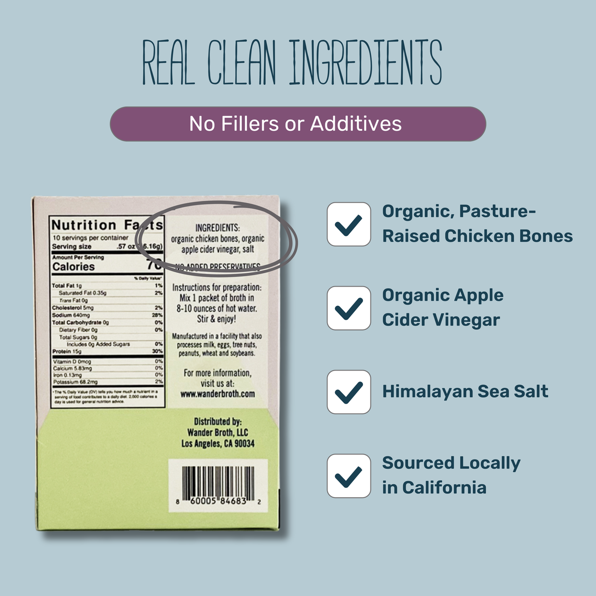 Organic Pasture-Raised Chicken Bone Broth