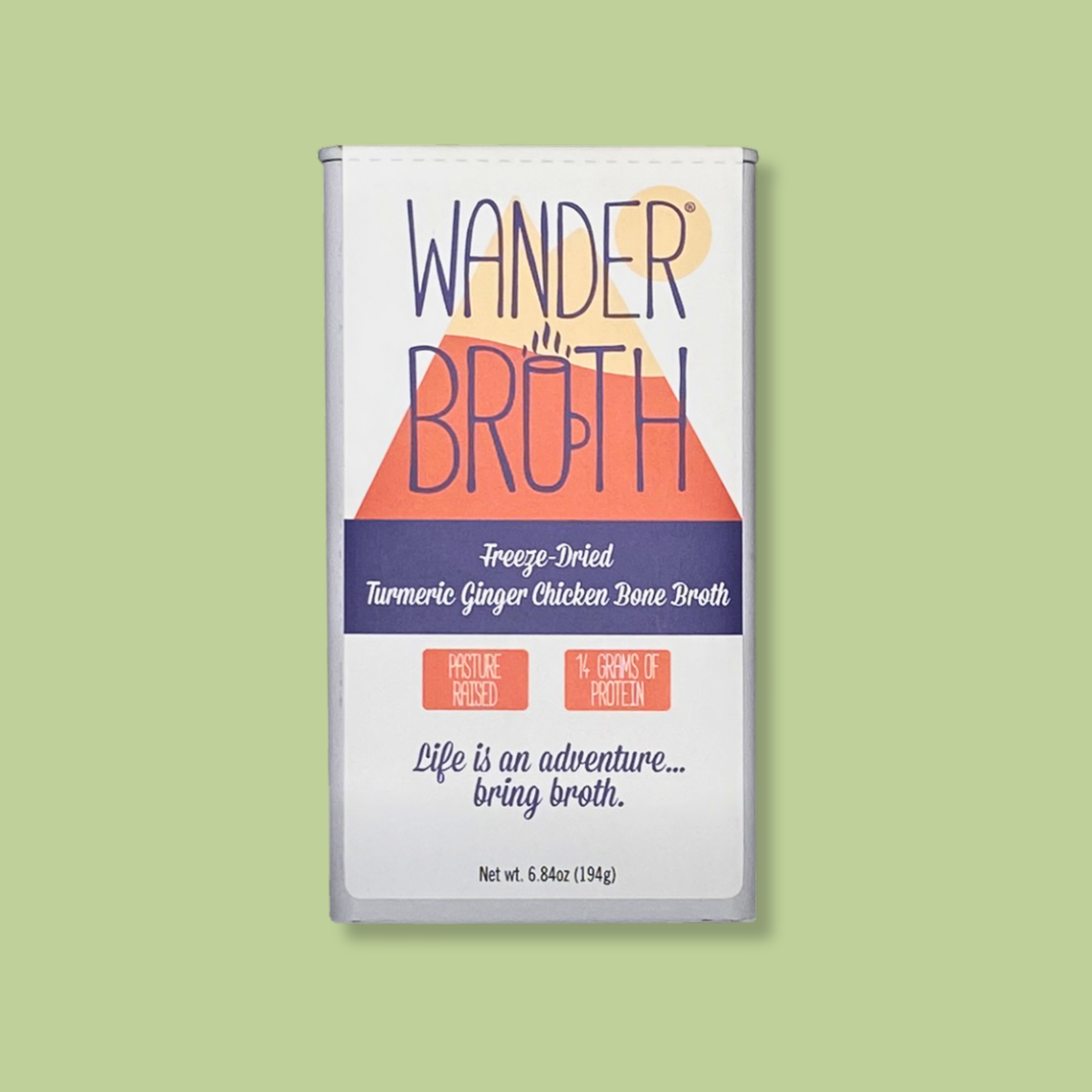 Organic Pasture-Raised Turmeric Ginger Chicken Bone Broth - Bulk