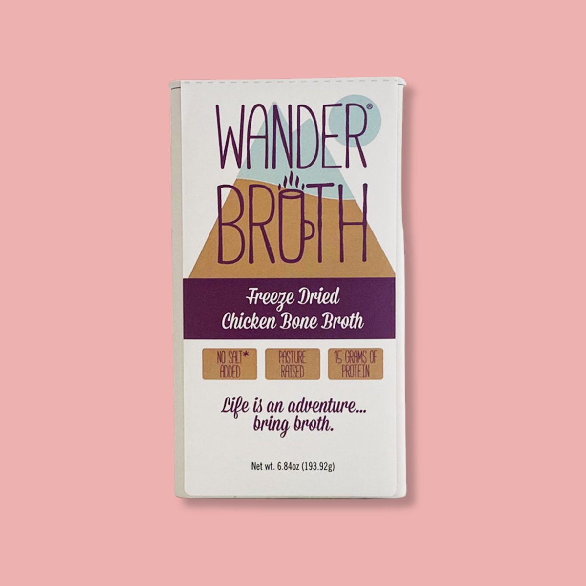 No Salt Added Organic Pasture-Raised Chicken Bone Broth - Bulk