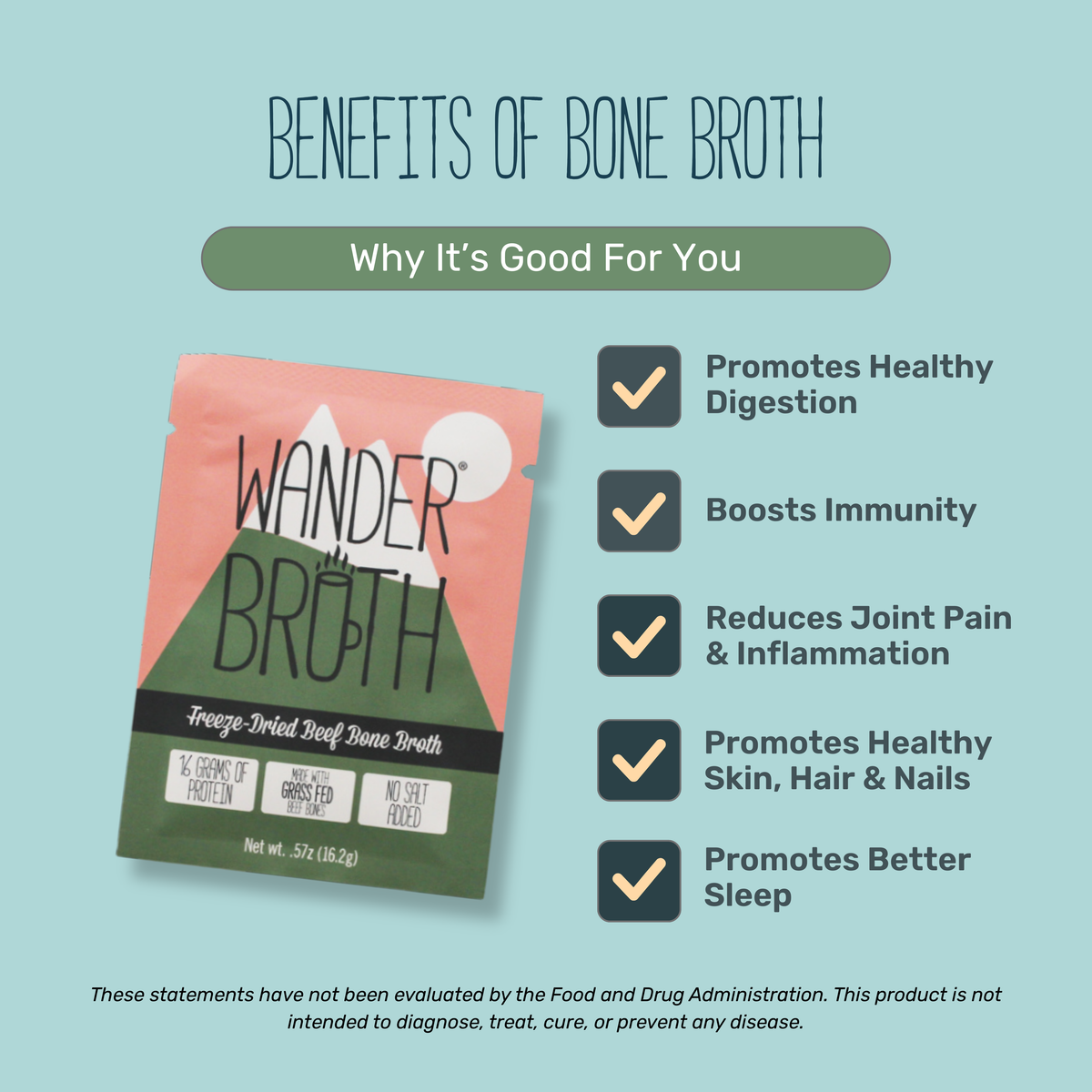 No Salt Added Grass-Fed Beef Bone Broth